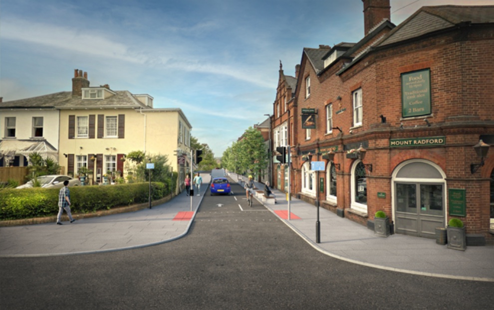 Changes to Magdalen Road layout to be made permanent The Exeter Daily